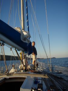 Foredeck hand (in the pockets)