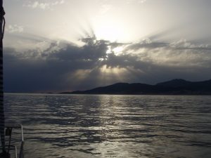 Storm brewing over Ajaccio